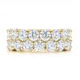 14k Yellow Gold 14k Yellow Gold Diamond Wedding Band - Top View -  106670 - Thumbnail