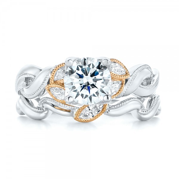 Diamond Wedding Band - Top view
