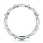  Platinum Diamond Wedding Ring - Kirk Kara - Front View -  100666 - Thumbnail