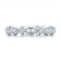  Platinum Diamond Wedding Ring - Kirk Kara - Top View -  100666 - Thumbnail