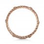 18k Rose Gold 18k Rose Gold Diamond Women's Anniversary Band - Front View -  1300 - Thumbnail