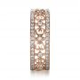 14k Rose Gold 14k Rose Gold Diamond Women's Anniversary Band - Side View -  1300 - Thumbnail