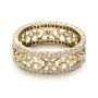 18k Yellow Gold 18k Yellow Gold Diamond Women's Anniversary Band - Flat View -  1300 - Thumbnail