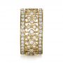 14k Yellow Gold 14k Yellow Gold Diamond Women's Anniversary Band - Side View -  1299 - Thumbnail