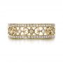 14k Yellow Gold 14k Yellow Gold Diamond Women's Anniversary Band - Top View -  1300 - Thumbnail