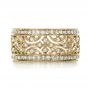 14k Yellow Gold 14k Yellow Gold Diamond Women's Anniversary Band - Top View -  1301 - Thumbnail