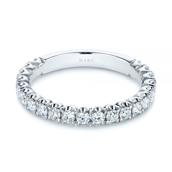  Platinum Platinum Diamond Women's Wedding Band - Flat View -  105321