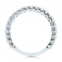 14k White Gold 14k White Gold Diamond Women's Wedding Band - Front View -  105321 - Thumbnail