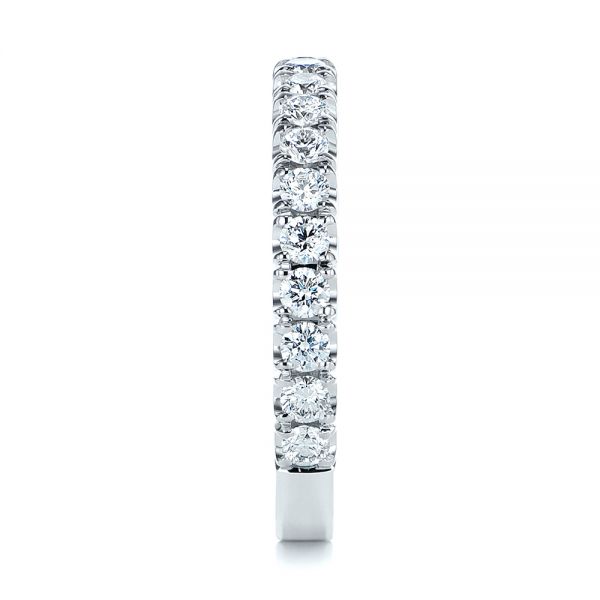  Platinum Platinum Diamond Women's Wedding Band - Side View -  105321