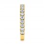 14k Yellow Gold 14k Yellow Gold Diamond Women's Wedding Band - Side View -  105321 - Thumbnail