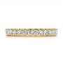 14k Yellow Gold 14k Yellow Gold Diamond Women's Wedding Band - Top View -  105321 - Thumbnail