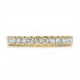 14k Yellow Gold 14k Yellow Gold Diamond Women's Wedding Band - Top View -  105321 - Thumbnail