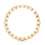 14k Yellow Gold 14k Yellow Gold Diamond And Blue Sapphire Stackable Eternity Band - Front View -  101894 - Thumbnail