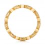 14k Yellow Gold 14k Yellow Gold Diamond And Orange Sapphire Stackable Eternity Band - Front View -  101910 - Thumbnail