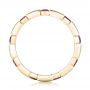 14k Yellow Gold 14k Yellow Gold Diamond And Ruby Stackable Eternity Band - Front View -  101915 - Thumbnail