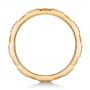 18k Yellow Gold Diamond And Yellow Sapphire Stackable Eternity Band - Front View -  101896 - Thumbnail