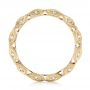 14k Yellow Gold 14k Yellow Gold Diamond In Filigree Wedding Band - Front View -  102787 - Thumbnail