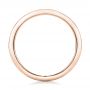 14k Rose Gold 14k Rose Gold Eternity Baguette Diamond Wedding Band - Front View -  101868 - Thumbnail