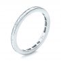 18k White Gold 18k White Gold Eternity Baguette Diamond Wedding Band - Three-Quarter View -  101868 - Thumbnail