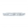  Platinum Platinum Eternity Baguette Diamond Wedding Band - Top View -  101868 - Thumbnail