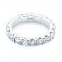 18k White Gold 18k White Gold Eternity Diamond Wedding Band - Flat View -  107264 - Thumbnail