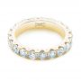 14k Yellow Gold 14k Yellow Gold Eternity Diamond Wedding Band - Flat View -  107264 - Thumbnail