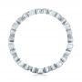  Platinum Platinum Flower Diamond Stackable Eternity Band - Front View -  101911 - Thumbnail