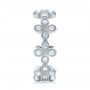  Platinum Platinum Flower Diamond Stackable Eternity Band - Side View -  101911 - Thumbnail