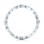 14k White Gold 14k White Gold Flower Eternity Band - Front View -  101873 - Thumbnail