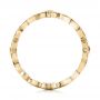 14k Yellow Gold 14k Yellow Gold Flower Eternity Band - Front View -  101873 - Thumbnail