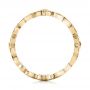 18k Yellow Gold 18k Yellow Gold Flower Eternity Band - Front View -  101873 - Thumbnail