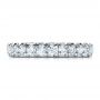  Platinum Platinum French Cut Diamond Eternity Band - Top View -  100114 - Thumbnail