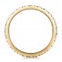 18k Yellow Gold 18k Yellow Gold French Cut Diamond Eternity Band - Front View -  100114 - Thumbnail