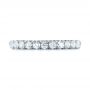  Platinum Platinum French Cut Diamond Wedding Band - Top View -  103704 - Thumbnail