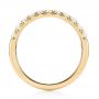 14k Yellow Gold 14k Yellow Gold French Cut Diamond Wedding Band - Front View -  103704 - Thumbnail