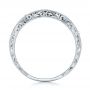 Hand Engraved Diamond Wedding Band - Kirk Kara - Front View -  100467 - Thumbnail