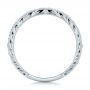 Hand Engraved Diamond Wedding Band - Kirk Kara - Front View -  100878 - Thumbnail