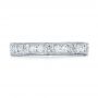 Hand Engraved Diamond Wedding Band - Kirk Kara - Top View -  100467 - Thumbnail