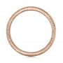 18k Rose Gold 18k Rose Gold Hand-engraved Wedding Band - Front View -  103495 - Thumbnail