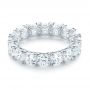 14k White Gold 14k White Gold Ideal Square Eternity Wedding Band - Flat View -  103370 - Thumbnail