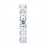 14k White Gold 14k White Gold Ideal Square Eternity Wedding Band - Side View -  103370 - Thumbnail