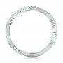 18k White Gold 18k White Gold Infinity Diamond Stackable Eternity Band - Front View -  101931 - Thumbnail