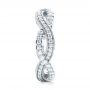  Platinum Platinum Infinity Diamond Stackable Eternity Band - Side View -  101931 - Thumbnail