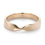 18k Rose Gold 18k Rose Gold Infinity Twist Wedding Band - Flat View -  108044 - Thumbnail