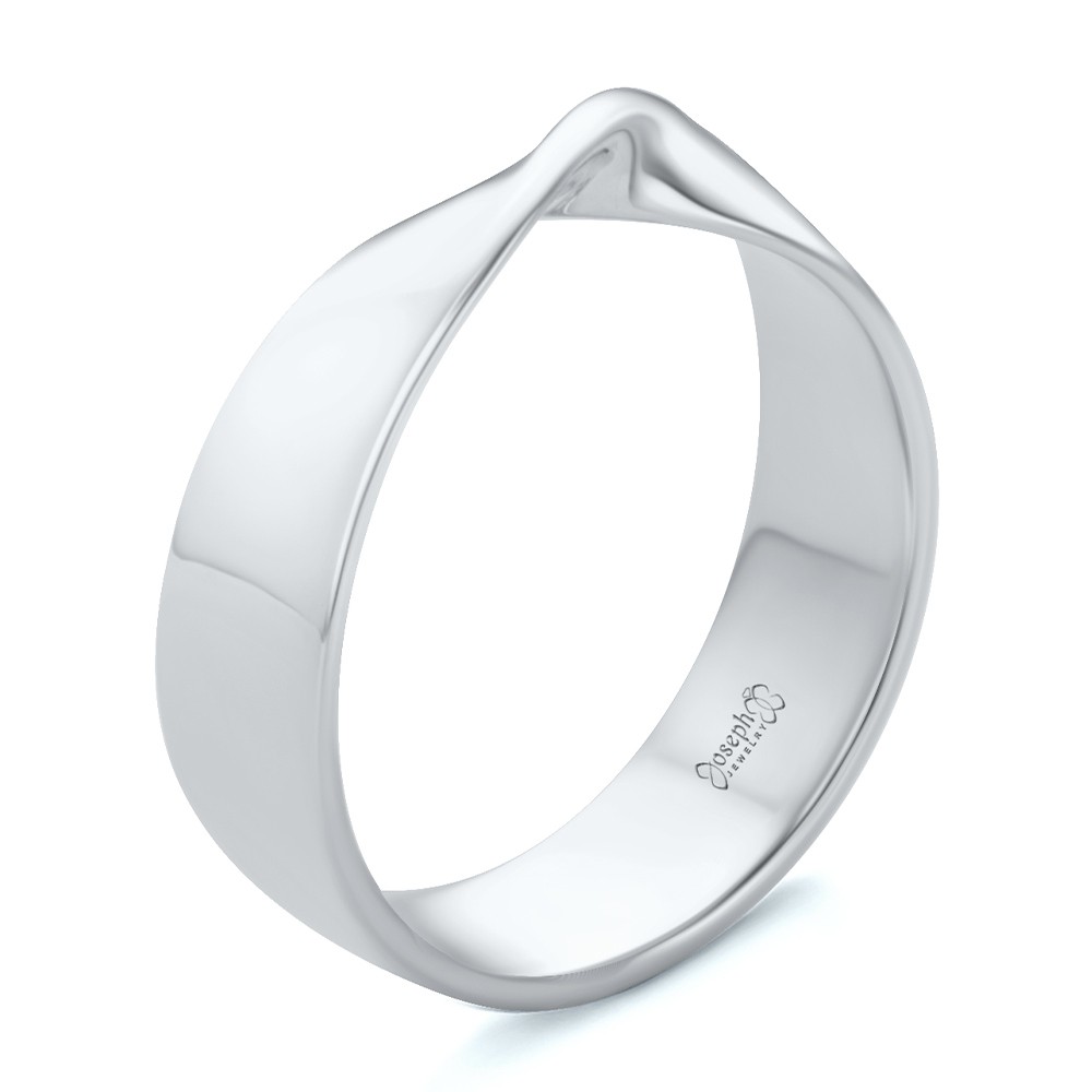 Infinity Twist Wedding Band - Image