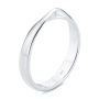  Platinum Platinum Infinity Twist Wedding Band - Three-Quarter View -  108044 - Thumbnail