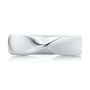  Platinum Platinum Infinity Twist Wedding Band - Top View -  108037 - Thumbnail