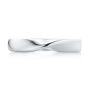  Platinum Platinum Infinity Twist Wedding Band - Top View -  108044 - Thumbnail