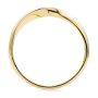 14k Yellow Gold Infinity Twist Wedding Band - Front View -  108044 - Thumbnail