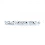 14k White Gold Marquise Diamond Eternity Wedding Band - Top View -  105187 - Thumbnail
